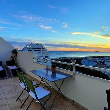 Le Panoramique * Vue Exceptionnelle * Clim * Veranda * Parking Prive * Front De * La Grande-Motte
